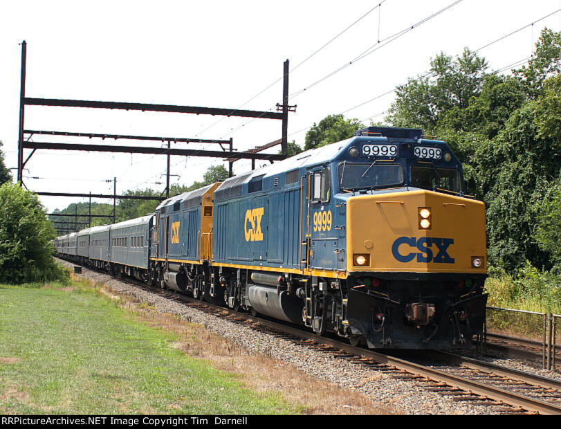 CSX 9999, 9992 on P950